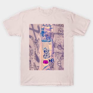 Soft Pink Street Art Graffiti NYC T-Shirt